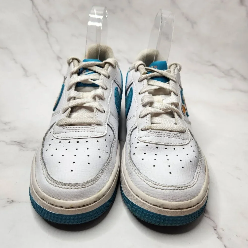 Nike Air Force 1 Low Top Space Jam Bugs Bunny White Sneakers DM3353-100 4.5Y